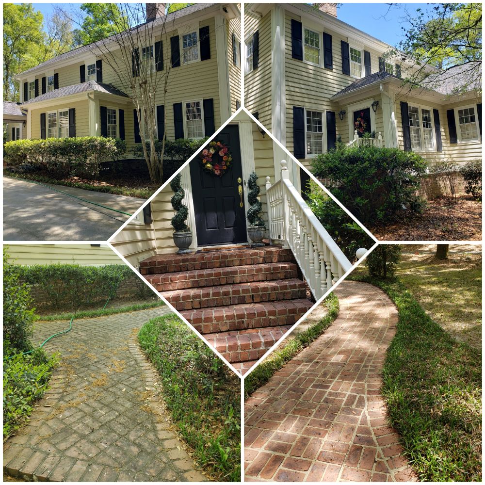House wash and sidewalks cleaned in simpsonville sc 001 (1)
